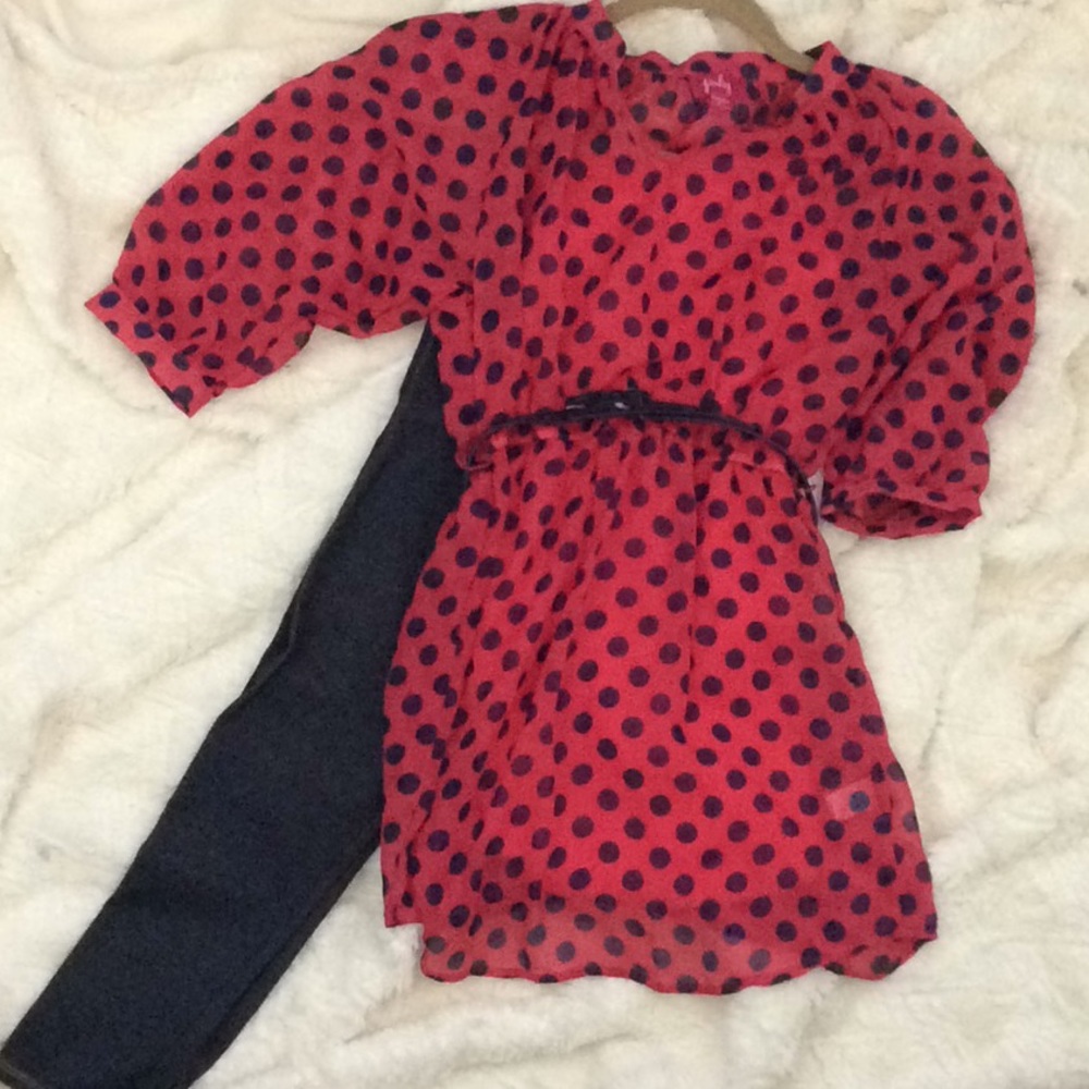 2 pc set Pinky girls sz 7